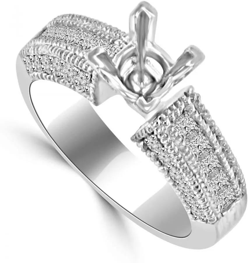 2.00 ct Baguette and Round Cut Diamond Wedding Band Ring in Platinum