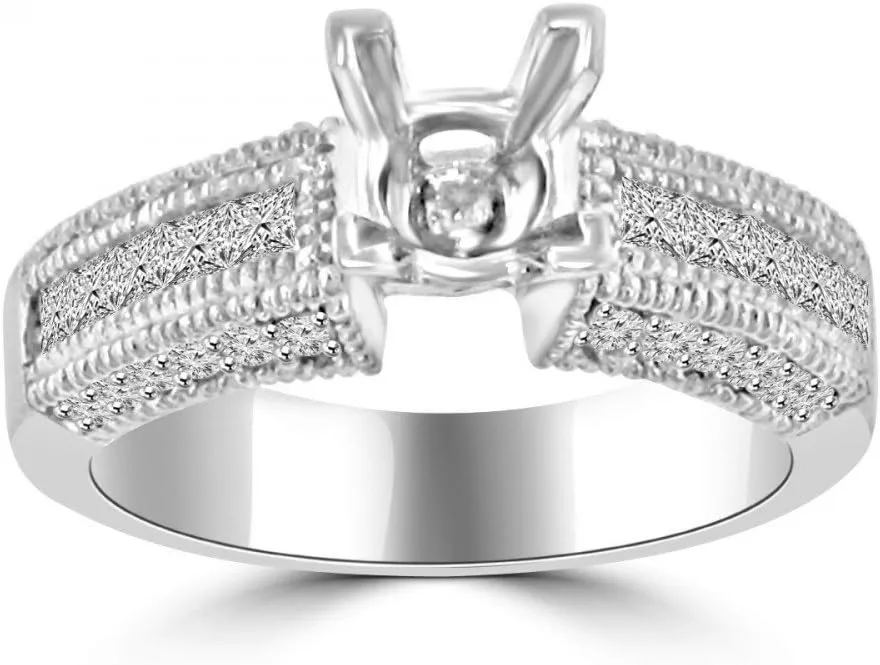 2.00 ct Baguette and Round Cut Diamond Wedding Band Ring in Platinum