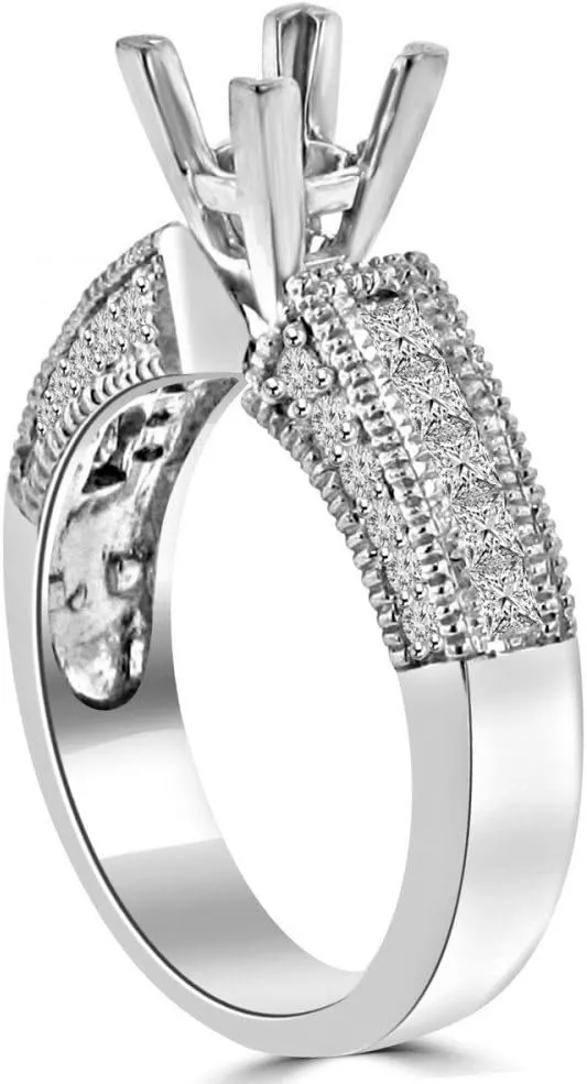 2.00 ct Baguette and Round Cut Diamond Wedding Band Ring in Platinum