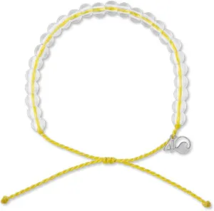 4Ocean Handmade Beaded Bracelet from Recycled Plastic with Silver 4O Charm