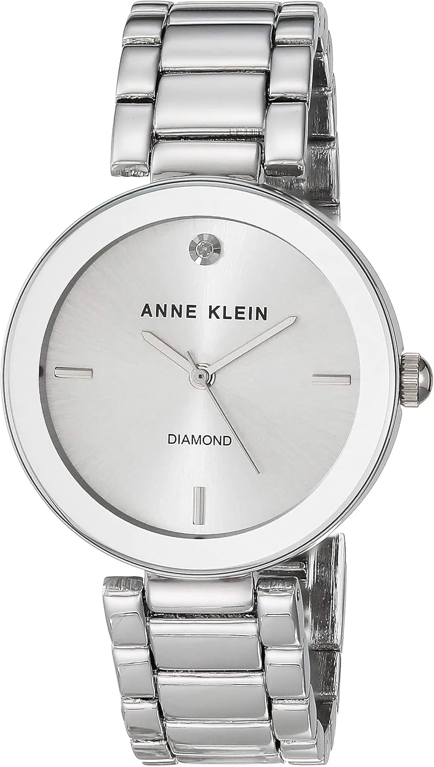Anne Klein Women's Genuine Diamond Dial Bracelet Watch