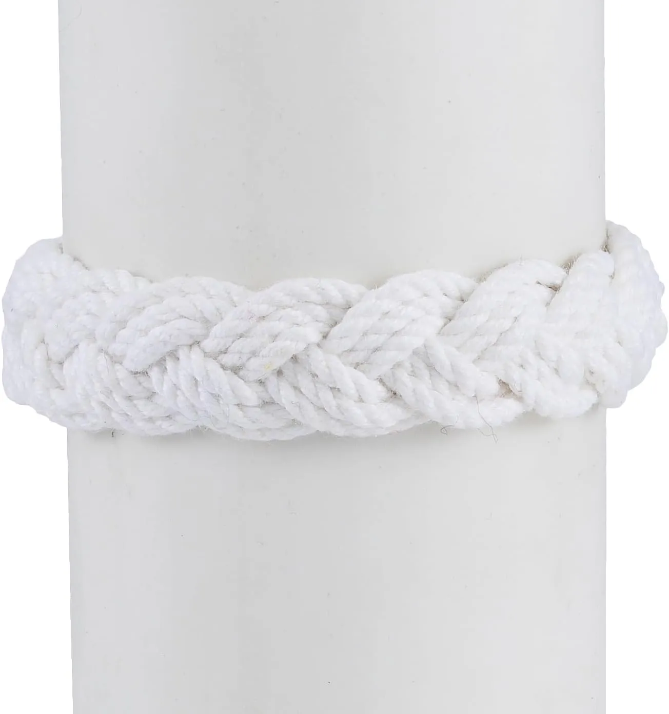 Artisan Owl White Cotton Sailor Knot Bracelet