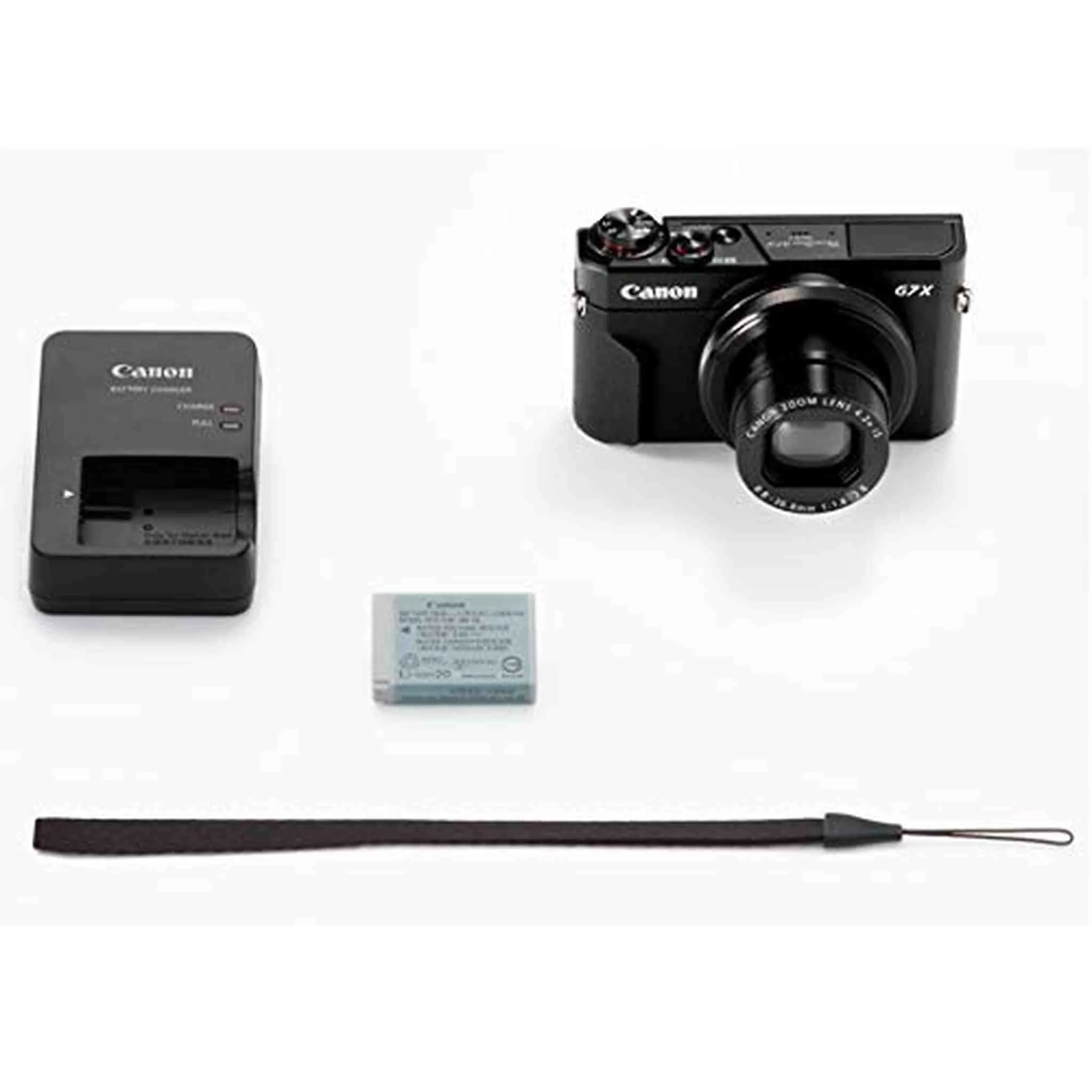Canon PowerShot Digital Camera [G7 X Mark II] with Wi-Fi & NFC, LCD Screen, and 1-inch Sensor - Black - International Model