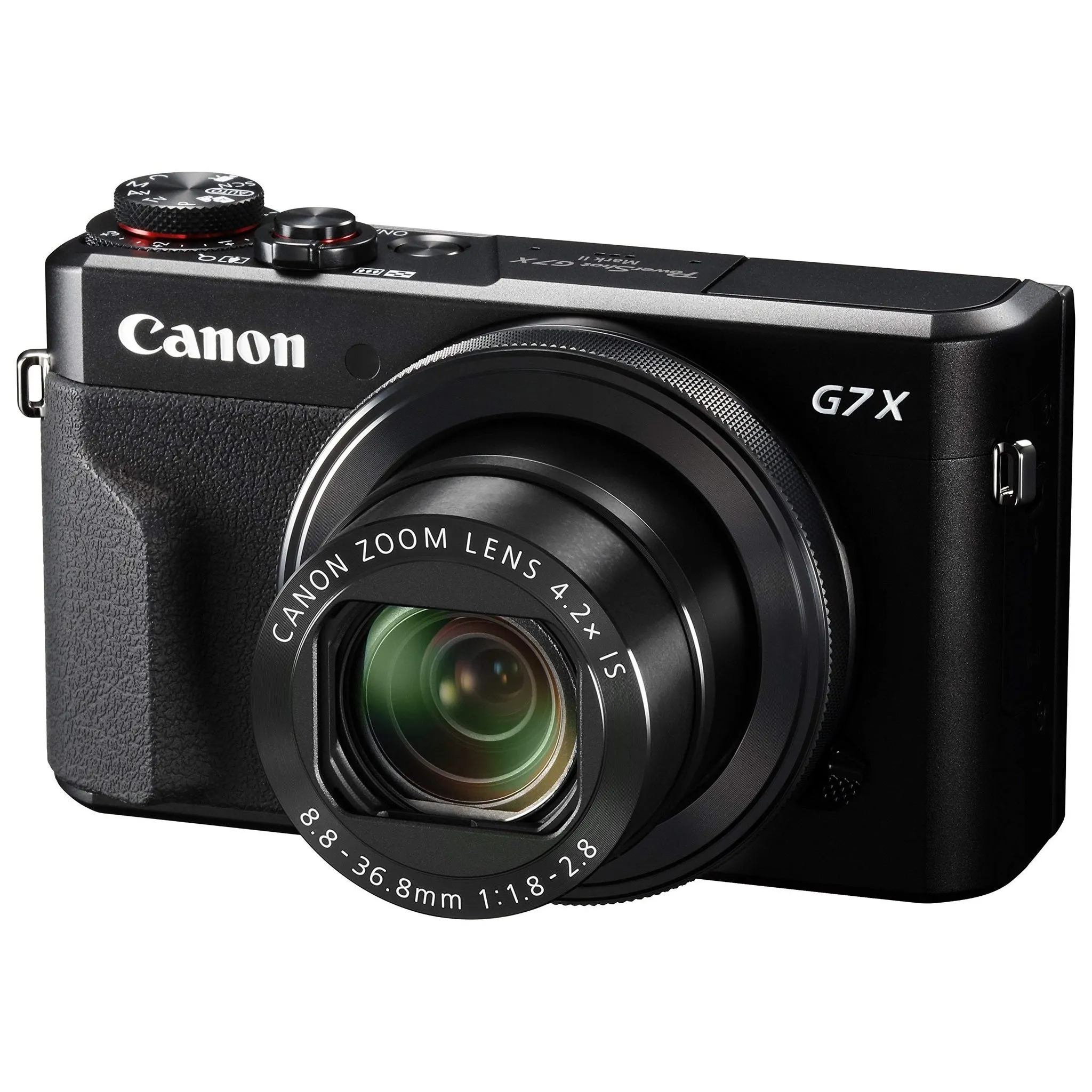 Canon PowerShot Digital Camera [G7 X Mark II] with Wi-Fi & NFC, LCD Screen, and 1-inch Sensor - Black - International Model