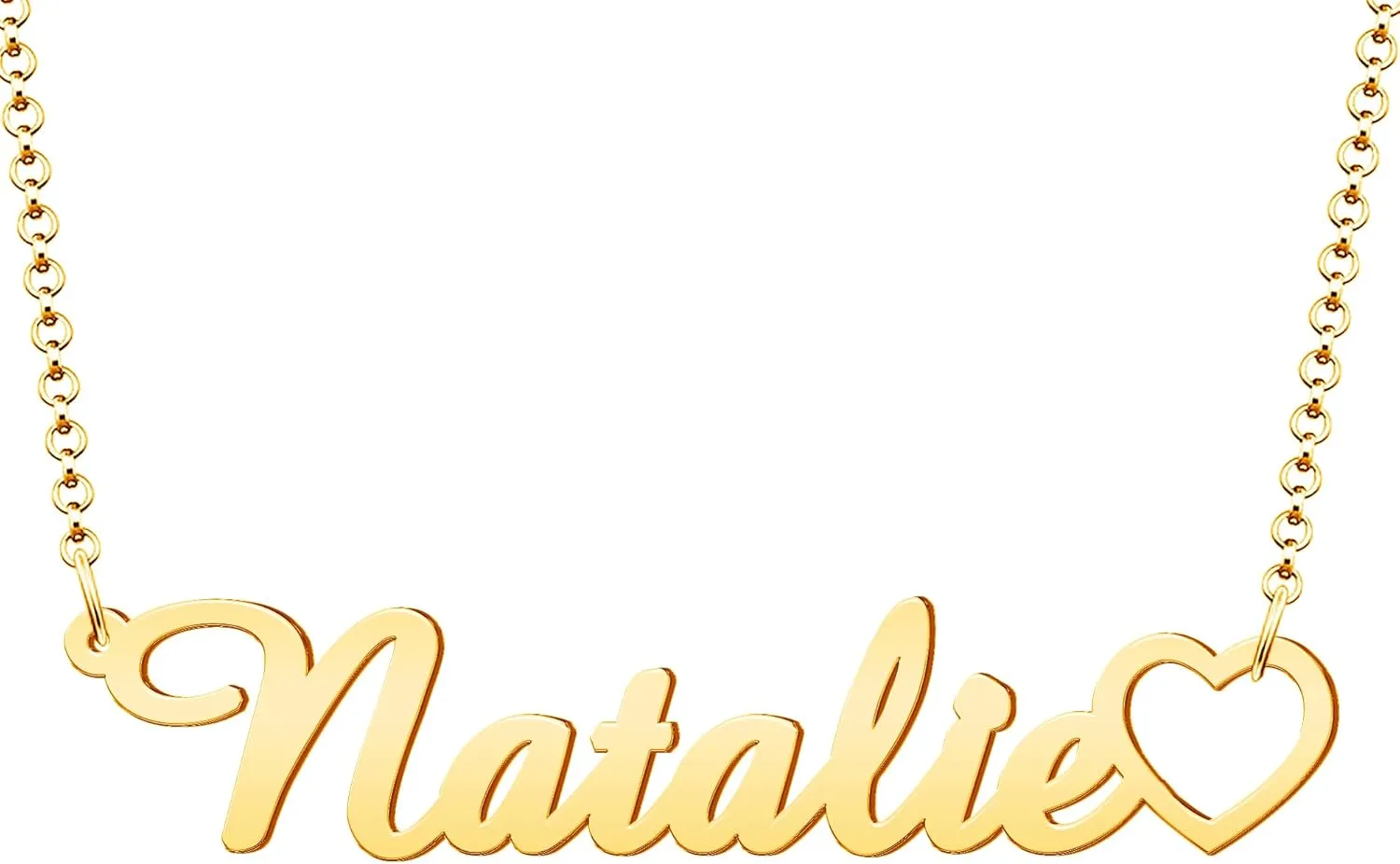 Custom Name Necklace Personalized Sterling Silver Custom Nameplate Necklace Charm Jewelry Gift for Women Girl