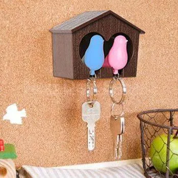 Duo Sparrow Key Holder - Never Lose Your Keys Again!