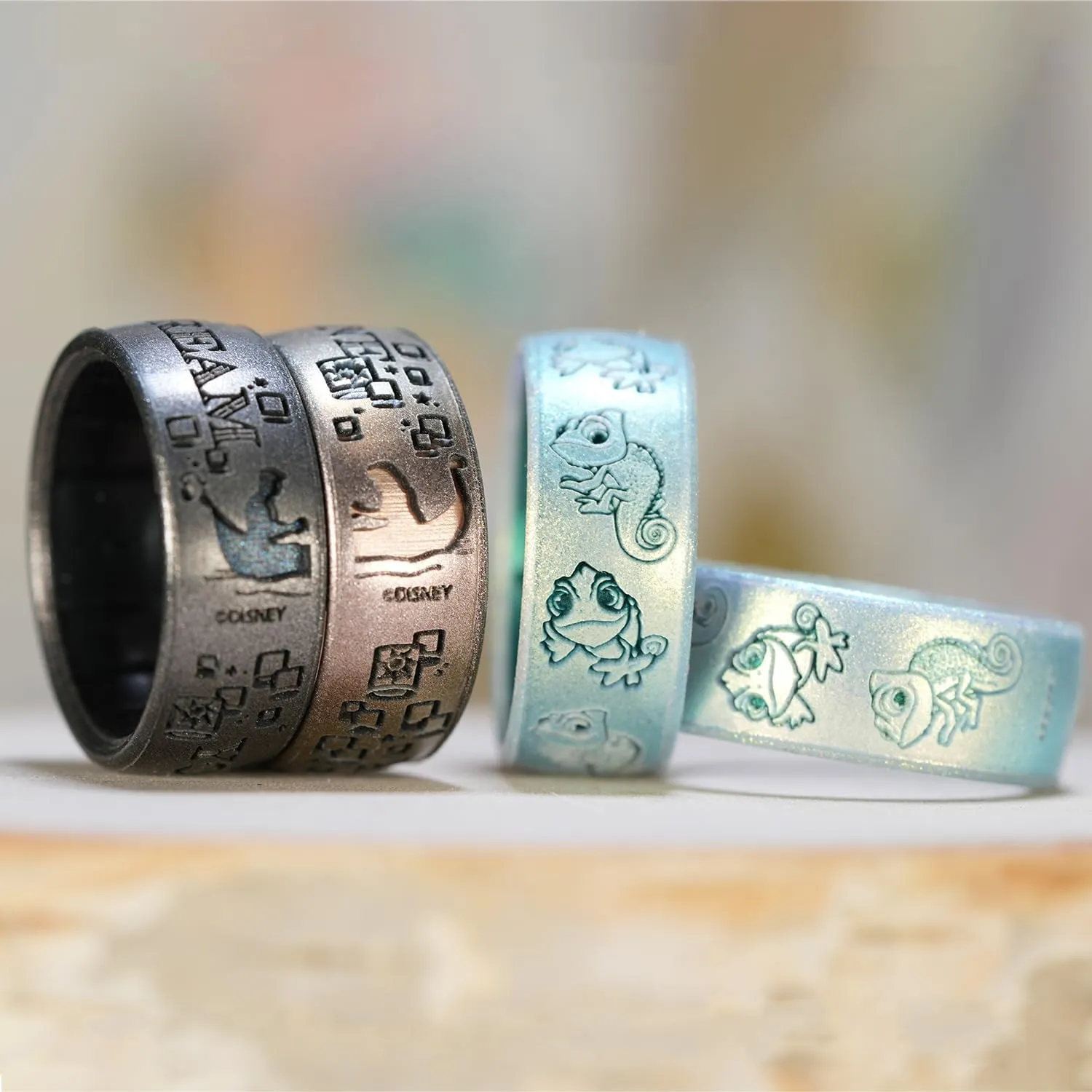 Enso Rings Disney's Tangled Dualtone Silicone Ring - Comfortable and Flexible Design