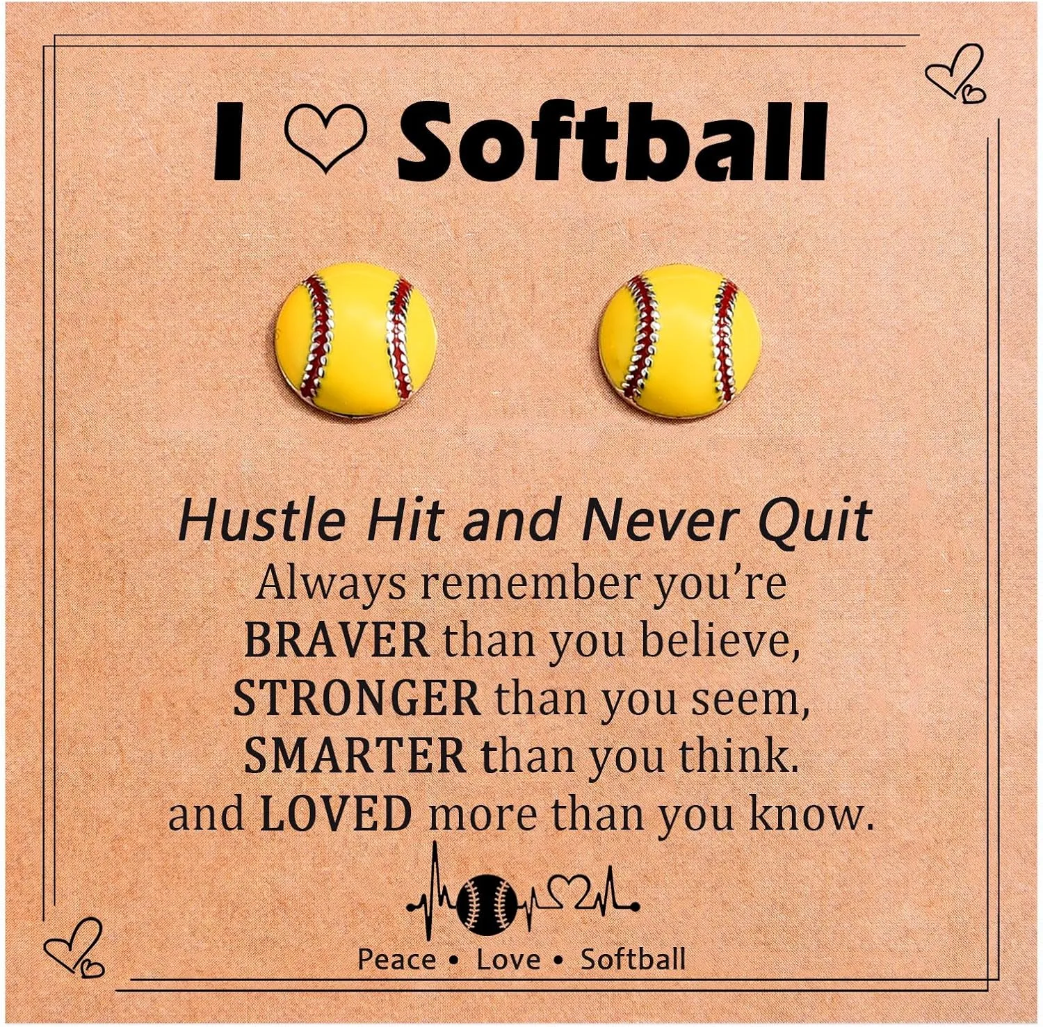 EPIRORA Sports Gifts for Women Girls, Hypoallergenic Sterling Silver Softball Volleyball Soccer Basketball Tennis Stud Earrings, Stocking Stuffer Accessories Present for Mom Sport Player Lover