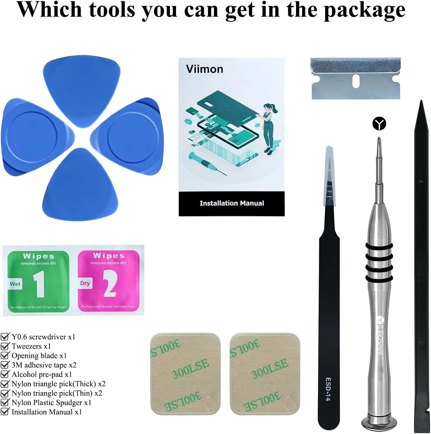 for Watch Series 3 42 mm Battery Replacement Kits (New Upgraded) Compatible with Apple Watch 3rd Generation with Installation Manual and Repair Tool Kits