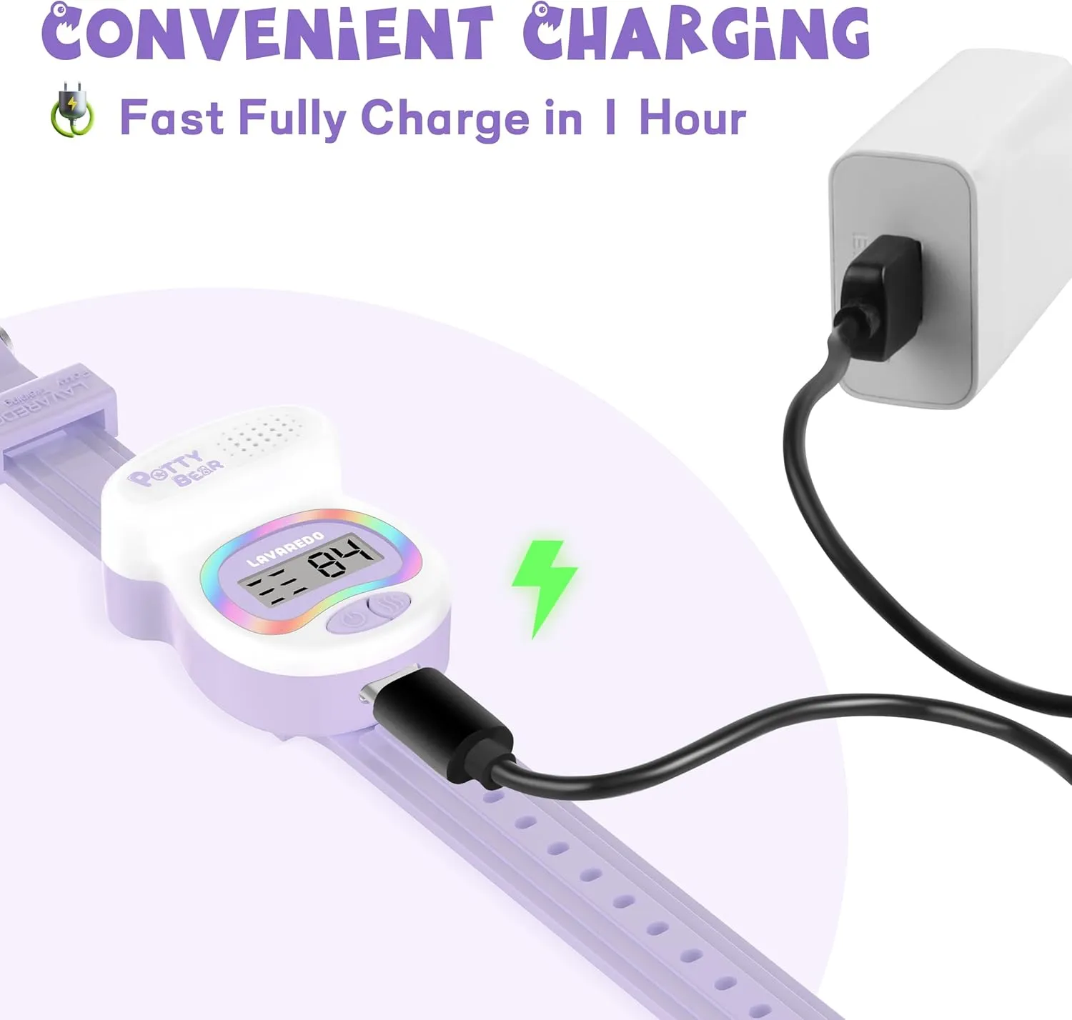 Kids Watch Potty Training Watches for Boys and Girls, Potty Timer Toilet Shape and LED Colorful Lights, Music Reminds Kids It's Time to Go to The Bathroom, Fun Gift for Moms and Toddlers