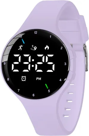 L LAVAREDO Mens Watches, Digital Sports Watch with Timer, Dual Vibrating Alarms, Men Women Wrist Watch with LED Display, Fitness Tracker Pedometer Watch for Walking Running, Gift Ideal