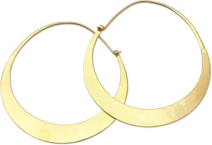 NOVICA Artisan Handmade Hoop Earrings Endless No Stone Indonesia 'Hula Hoop'