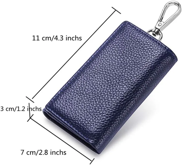 RuoFeng Keychain Key Holder Ring with 6 Hooks Snap Closure