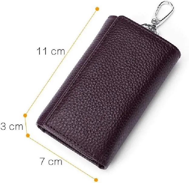 RuoFeng Keychain Key Holder Ring with 6 Hooks Snap Closure