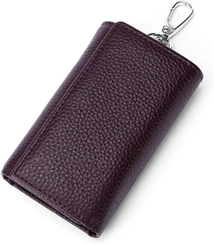 RuoFeng Keychain Key Holder Ring with 6 Hooks Snap Closure